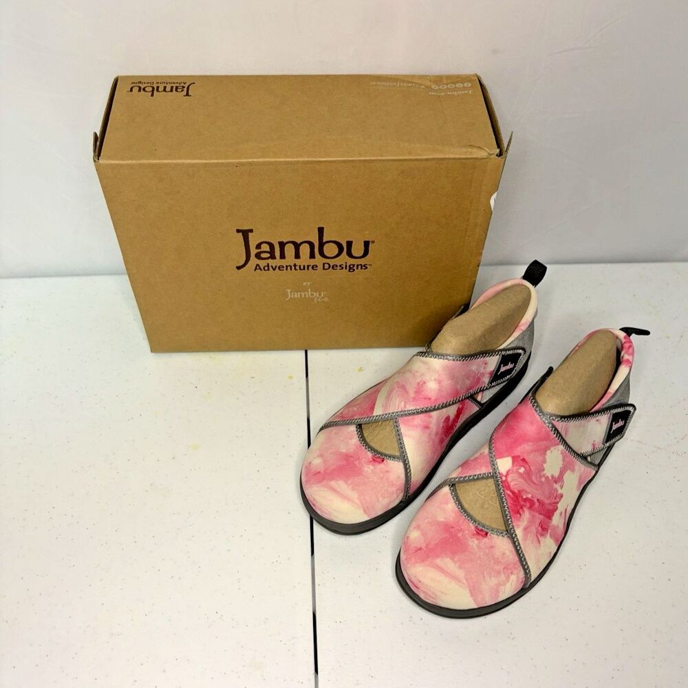 Jambu Millie Vegan Women's Shoe Pink & White Women’s Size 8.5 New In Box